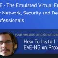 How to install EVE-NG on Proxmox