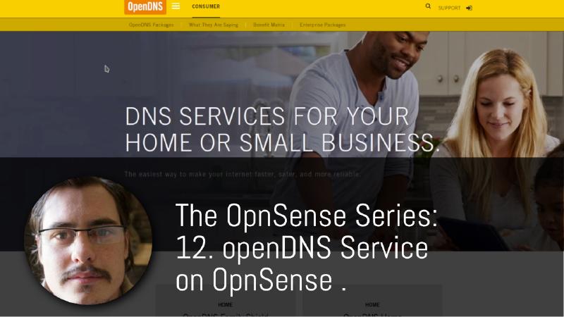 Featured image of post Set up openDNS Service on OpnSense