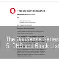 OpnSense DNS and Block List Setup