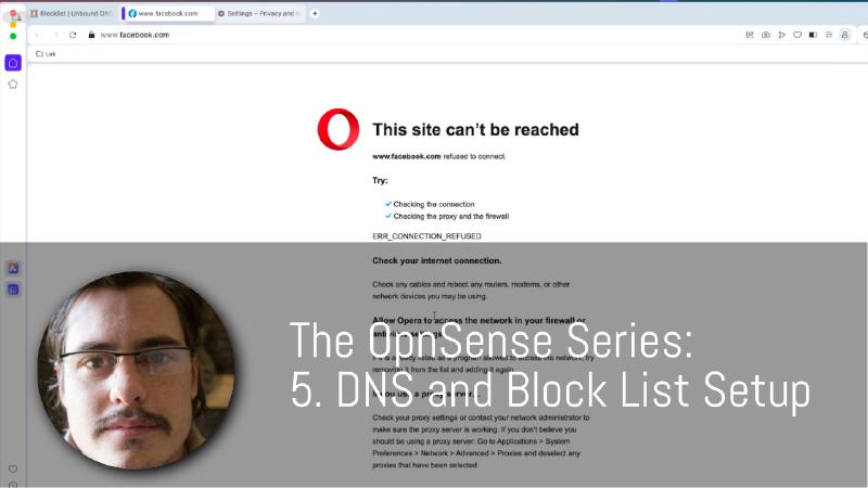 Featured image of post OpnSense DNS and Block List Setup