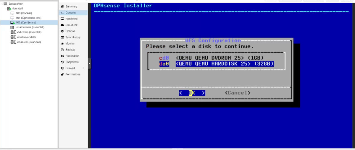 install disk