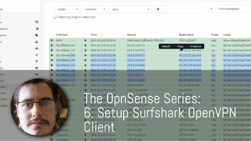 Featured image of post Setup Surfshark OpenVPN Client on OpnSense