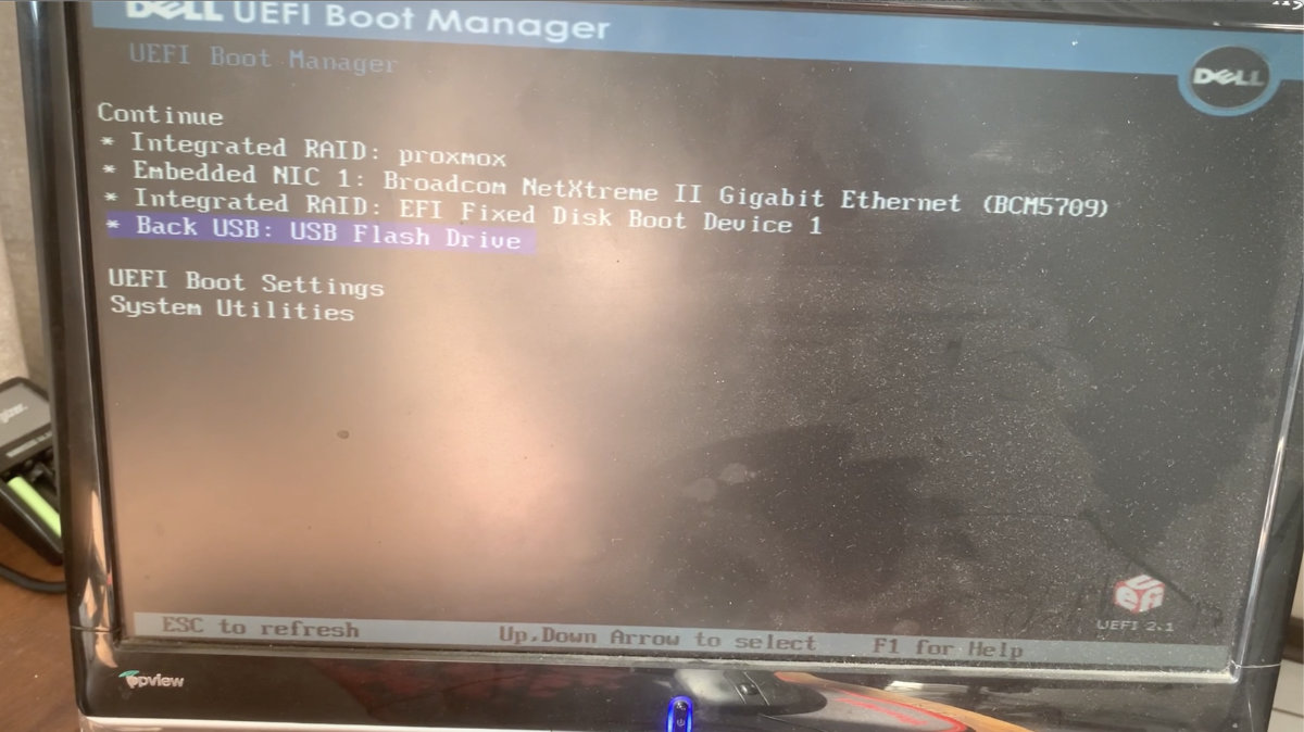 boot menu